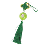 Maxbell Chinese Knot with Golf Ball Home Car Hanging Ornament Gift Green