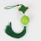 Maxbell Chinese Knot with Golf Ball Home Car Hanging Ornament Gift Green