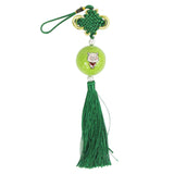 Maxbell Chinese Knot with Golf Ball Home Car Hanging Ornament Gift Green