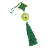 Maxbell Chinese Knot with Golf Ball Home Car Hanging Ornament Gift Green