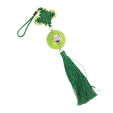 Maxbell Chinese Knot with Golf Ball Home Car Hanging Ornament Gift Green