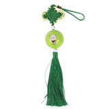 Maxbell Chinese Knot with Golf Ball Home Car Hanging Ornament Gift Green