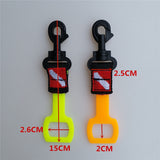 Maxbell Scuba Diving Mouthpiece Regulator Holder Retainer with Webbing  Strap Orange