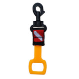 Maxbell Scuba Diving Mouthpiece Regulator Holder Retainer with Webbing  Strap Orange