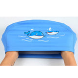 Maxbell Kids Children Swimming Pool Cap Swim Hat Waterproof Ear Wrap Crab Blue