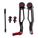 Maxbell Ultra-light V Brake Arm Modified Brakes for Foding Bike BMX Long Arm Black