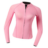 Maxbell Neoprene Women Wetsuit Jacket Coat for Scuba Diving Swimming Pink XL