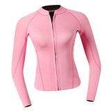 Maxbell Neoprene Women Wetsuit Jacket Coat for Scuba Diving Swimming Pink XL