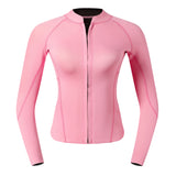 Maxbell Neoprene Women Wetsuit Jacket Coat for Scuba Diving Swimming Pink XL