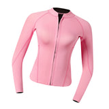 Maxbell Neoprene Women Wetsuit Jacket Coat for Scuba Diving Swimming Pink XL