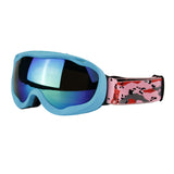 Maxbell Winter Snow Goggles Ski Sun Snowboard Eyewear Mask Blue Frame Green Lens