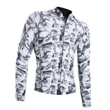 Maxbell 2mm Women Wetsuit Top Jacket Long Sleeve Rash Guard white-mix XXXXL