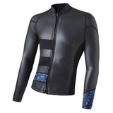 Maxbell Women Wetsuit Jacket  for Surfing & Diving Long Sleeve Lacquer black XXL