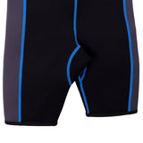 Maxbell Kids 3.5mm Neoprene Wetsuit One-Piece Short Sleeve Jumpsuit Swimwear Blue-12