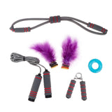 Maxbell 6 in 1 Women Fitness Set Hand Gripper Exerciser Grip Ring Skipping Pull Rope