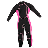 Maxbell Women Men Neoprene 3mm Wetsuit Scuba Diving Full Suit Rash Guard Pink L