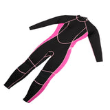 Maxbell Women Men Neoprene 3mm Wetsuit Scuba Diving Full Suit Rash Guard Pink L