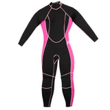 Maxbell Women Men Neoprene 3mm Wetsuit Scuba Diving Full Suit Rash Guard Pink L