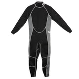 Maxbell Women Men Neoprene 3mm Wetsuit Scuba Diving Full Suit Rash Guard Black   L