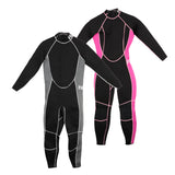 Maxbell Women Men Neoprene 3mm Wetsuit Scuba Diving Full Suit Rash Guard Black   L