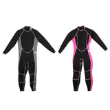 Maxbell Women Men Neoprene 3mm Wetsuit Scuba Diving Full Suit Rash Guard Black   L