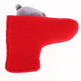 Maxbell Golf Blade Putter Head Cover Knitting Headcover Protector Bag Guard Red