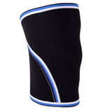 Maxbell Unisex 7mm Neoprene Knee Sleeves Powerlifting Weightlifting Fitness L Blue