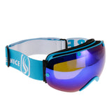 Maxbell Winter Snow Sport Goggles Double Lens Ski Sun Snowboard Eyewear Mask Blue