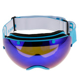 Maxbell Winter Snow Sport Goggles Double Lens Ski Sun Snowboard Eyewear Mask Blue