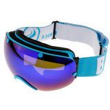 Maxbell Winter Snow Sport Goggles Double Lens Ski Sun Snowboard Eyewear Mask Blue