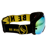 Maxbell Winter Snow Sport Goggles Double Lens Ski Sun Snowboard Eyewear Mask Black