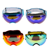 Maxbell Winter Snow Sport Goggles Double Lens Ski Sun Snowboard Eyewear Mask Black