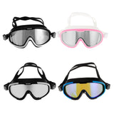 Maxbell Large Frame Anti Fog UV Waterproof Swimming Goggles Glasses Black