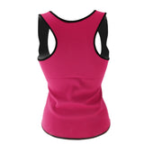 Maxbell Women Zipper Corset Waist Trainer Cincher Body Shaper Shapewear Hot Pink M