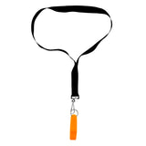 Maxbell Plastic Scuba Diving Outdoor Emergency Survival Whistle with Lanyard Orange