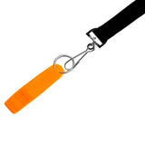 Maxbell Plastic Scuba Diving Outdoor Emergency Survival Whistle with Lanyard Orange