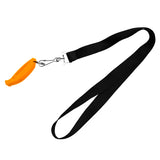 Maxbell Plastic Scuba Diving Outdoor Emergency Survival Whistle with Lanyard Orange