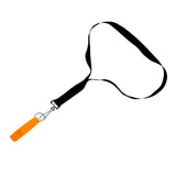 Maxbell Plastic Scuba Diving Outdoor Emergency Survival Whistle with Lanyard Orange