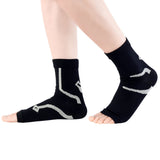 Maxbell 1 Pair Ankle Support Brace Foot Compression Plantar Fasciitis Sock  women L