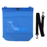 Maxbell Waterproof Pouch Diving Swimming Hiking Dry Bag Case with Mini Compass Blue