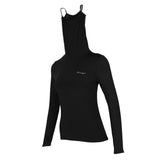 Maxbell Elastic Women Golf Cooling T shirt Rash Guard with Anti-UV Mask Black S