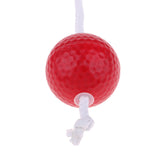 Maxbell 42mm Golf Balls Practice Sports String Playing Golf Balls for Children Red