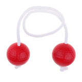 Maxbell 42mm Golf Balls Practice Sports String Playing Golf Balls for Children Red