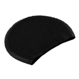 Maxbell Elastic Silicone Hair Protect Swimming Hat Long Hair Cap for Women Black