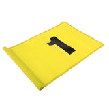 Maxbell Golf Flag Golf Practice Training Putting Green Flag Yellow with Number 1