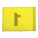 Maxbell Golf Flag Golf Practice Training Putting Green Flag Yellow with Number 1