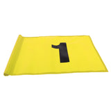 Maxbell Golf Flag Golf Practice Training Putting Green Flag Yellow with Number 1