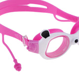 Maxbell Waterproof Children Panda Cartoon Swimming Swim Goggles Glasses  Pink