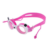 Maxbell Waterproof Children Panda Cartoon Swimming Swim Goggles Glasses  Pink