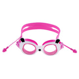 Maxbell Waterproof Children Panda Cartoon Swimming Swim Goggles Glasses  Pink